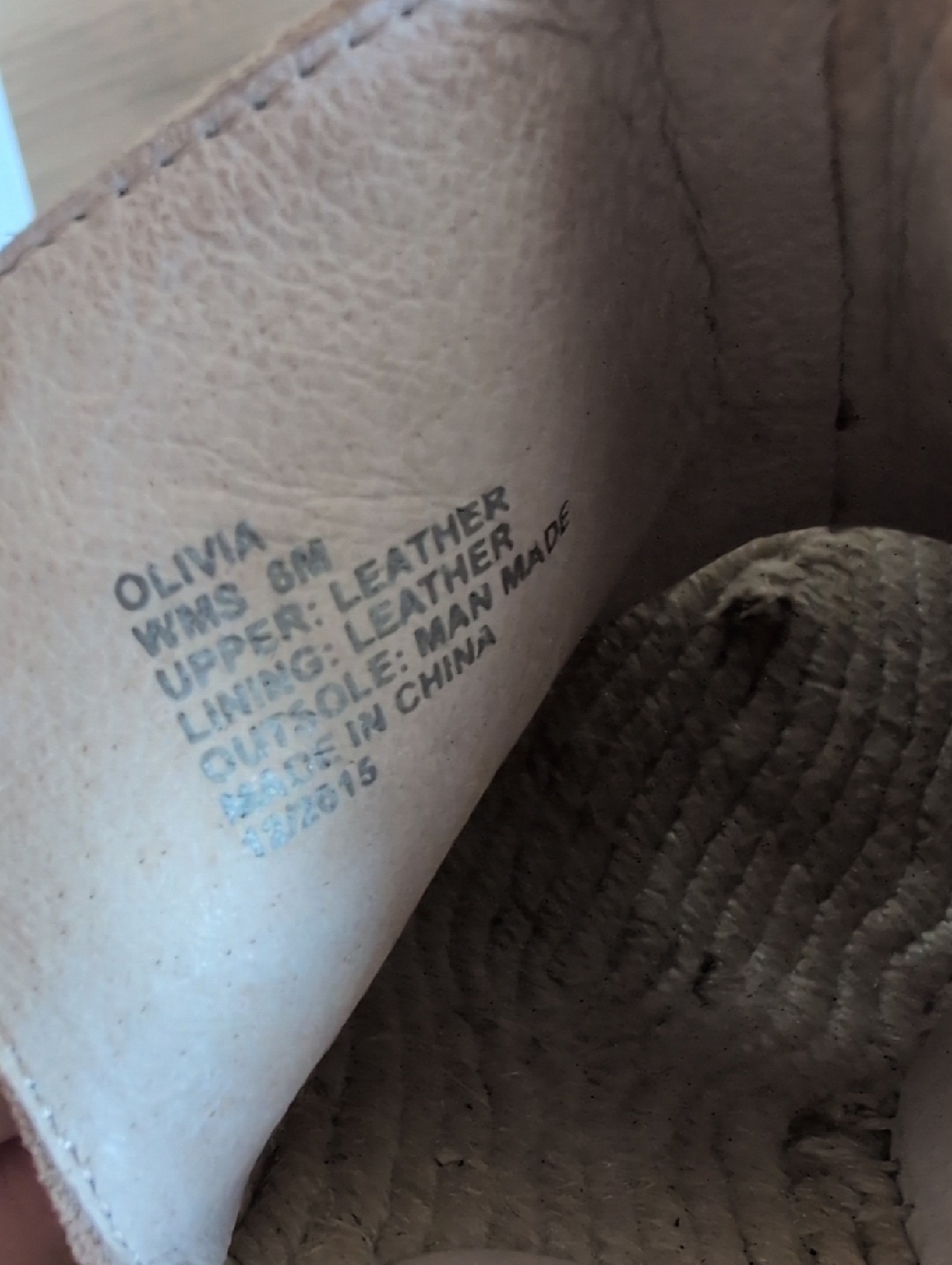 Kenneth Cole Tan Suede Peep-Toe Wedge Espadrilles Size 6 - Picture 6 of 10